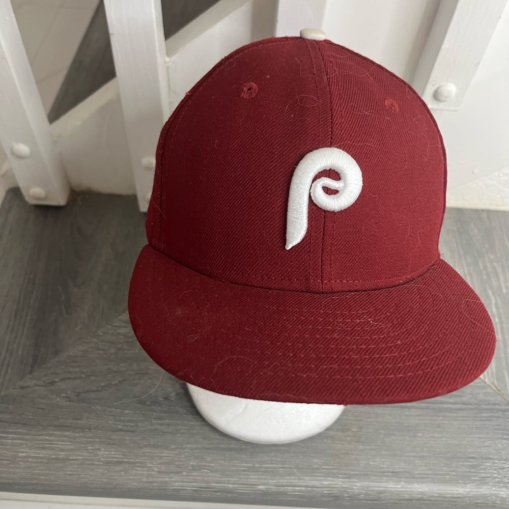 Philadelphia Phillies Maroon New Era Fitted Hat